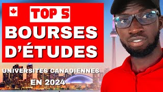 Les meilleures Bourses détudes des universités canadiennes en 2024 [upl. by Onifur]