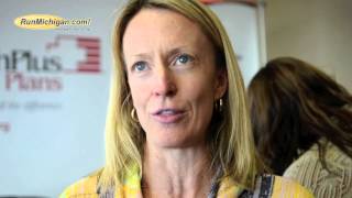 Interview 2004 Olympic Marathon bronze medalist Deena Kastor talks to RunMichigancom [upl. by Falk]