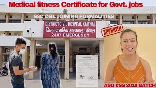 Medical Fitness Certificate Process for Central and State Govt Employees [upl. by Tamera]