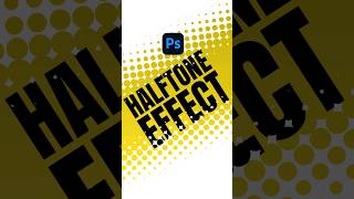 Halftone effect in Photoshop tutorial photoshop shortsfeed shorts youtubeshorts graphicdesing [upl. by Tomaso148]