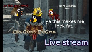 i seek VOILENCE LIVESTREAM Dragons Dogma 2 why am i still at the STARTER AREA [upl. by Tnahsarp]