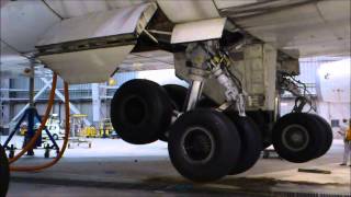 747 Landing gears retraction tests [upl. by Anitram774]