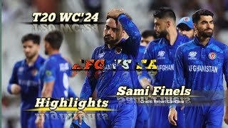 🇦🇫 Afghanistan V 🇿🇼 Zimbabwe exclusive full highlights semi finals T20 World Cup 2024 [upl. by Schreib]