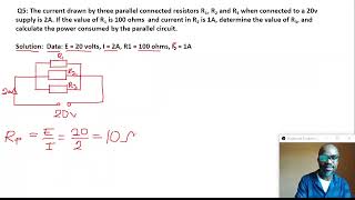 Solving Network of Resistors Using Ohms Law [upl. by Omland]