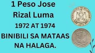 Buying 1 peso Jose Rizal rare coins [upl. by Ennairek]