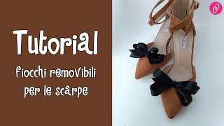 Tutorial  FIOCCHI REMOVIBILI PER SCARPE [upl. by Ridley966]