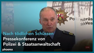 Tödliche Schüsse auf Polizisten Pressekonferenz der Polizei und der Staatsanwaltschaft [upl. by Attenra]