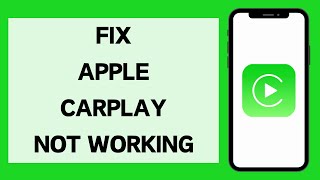 How To Fix Apple CarPlay Not Working  Apple CarPlay Not Connecting Problem Solved [upl. by Anifur]