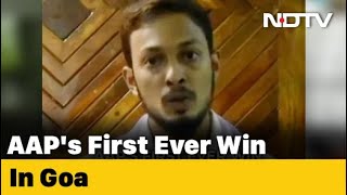 AAPs New Hope In Goa Is A 26YearOld Political FirstTimer [upl. by Maupin991]