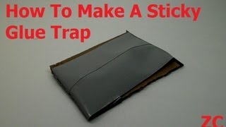 How To Make A Sticky Glue Trap For Pests And Insects [upl. by Aralk]