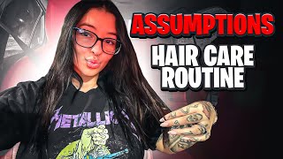 ANSWERING YOUR ASSUMPTIONS ABOUT MEin deep hair care routine also [upl. by Daphie]