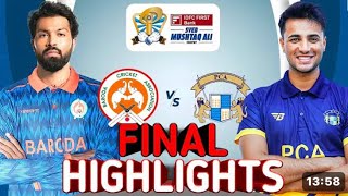 Punjab VS Baroda Final T20  SMAT  Syed Mushtaq Ali Trophy 🏆 [upl. by Jemimah]