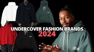 3 UNDERCOVER FASHION BRANDS 2024  Top Brands 2024  mubiix [upl. by Woodson]