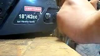 Craftsman Chainsaw maintenance Part one [upl. by Archy104]