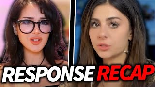 Azzylands response to SSSniperwolf is WILD [upl. by Oralla]