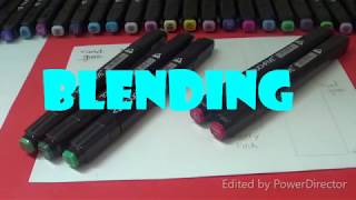 How to blend with Touch Five markers The DIY Kingdom [upl. by Adeline]