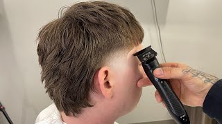 TEXTURED MULLET  STEP BY STEP  BARBER TUTORIAL [upl. by Aisekal658]