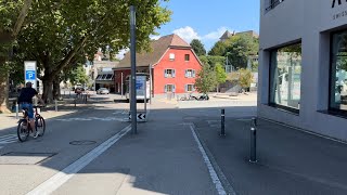 Zu Fuss vom Bahnhof Rheinfelden zur Schifflände 29082024 [upl. by Anerhs20]