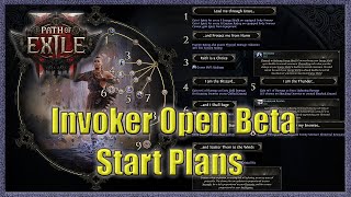 My FreezeShock Invoker Plan for POE 2 Beta Launch [upl. by Honeywell]