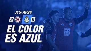 El Color es AZUL  Cruz Azul vs Santos [upl. by Akeem691]