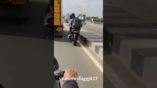 Accident ns200😭😭😭 bachgya accident motovloggjk11 motovloggjk11 short [upl. by Ramal204]