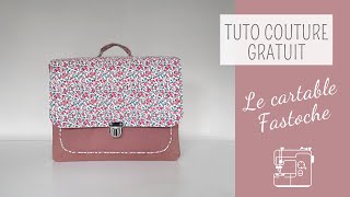 Tutoriel couture Cartable Fastoche [upl. by Chastity934]