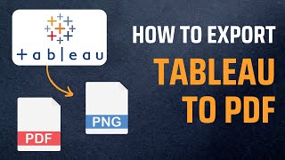 How to export Tableau Dashboard  ImagePdf  In 2mins 🔥 [upl. by Lletnwahs]