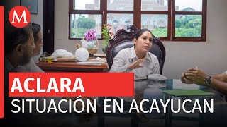 Rosalba Rodríguez alcaldesa de Acayucan denuncia intimidación de grupo criminal [upl. by Dhumma]