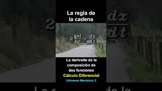 La regla de la cadena La derivada de la composición de dos funciones Derivadas [upl. by Airottiv]