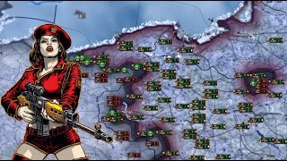 Attacking with Garrison Order in Hearts of Iron 4  Soviet Horde [upl. by Kraus]