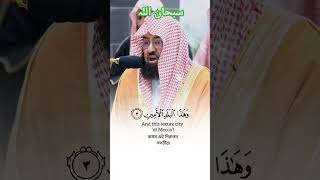 Beutiful Recitation Surah AtTin🎙️ Sheikh AbdurRahman AsSudais سورة التين🎙️الشيخ عبدالرحمن السديس [upl. by Anne]