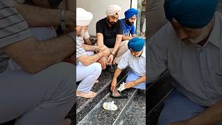 ਸੇਵਾ ਜੋੜੇ shaheedi purab waheguru seva [upl. by Boar]