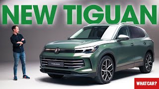 NEW VW Tiguan revealed – full details on crucial SUV  What Car [upl. by Aitnwahs]