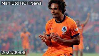 Man Utd fans have a lot to say as Joshua Zirkzee produces historymaking performance for Netherlands [upl. by Odelet]