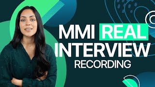 Real MMI Example Medicine Interviews [upl. by Clovis]