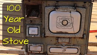 Restoring a 100 Year Old Cook Stove [upl. by Ydrah]