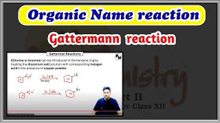 Gattermann reaction  Organic name reaction  IITJEE  NEET 2025 [upl. by Gipps115]