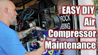 EASY Air Compressor Service and Maintenance [upl. by Skip]