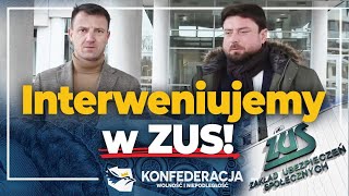 Posłowie Konfederacji interweniują w ZUS [upl. by Seumas]