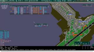 Manchester Ground Euroscope Vatsim Air Traffic Control [upl. by Phaidra]