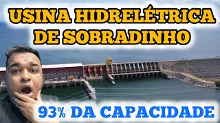 SOBREVOANDO A BARRAGEM DE SOBRADINHO COM 935 DA CAPCIDADE [upl. by Amice]