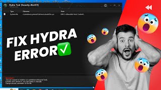 Hydra tool security alert error fix 100 working solution  how to use latest hydra [upl. by Aiak]