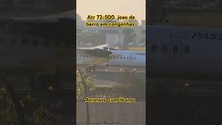 atr 72500 passaredo com nome de batismo João de Barro taxiando em congonhas no nascer do sol [upl. by Eelirem254]