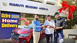 गाँव में आई NEW ख़ुशी ❤️ Full Cash 💸 Taking Home Delivery of Maruti DZIRE 2025 [upl. by Emalia978]