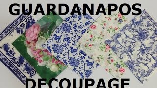 Guardanapos para Decoupage  Estúdio Brigit [upl. by Suolekcin]