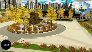 Downtown Railway station Cities Skylines 2 Timelapse No Commentary [upl. by Peltz]