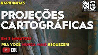 GEOGRAFIA  PROJEÇÕES CARTOGRÁFICAS  Cartografia  EF06GE09 [upl. by Rooney]