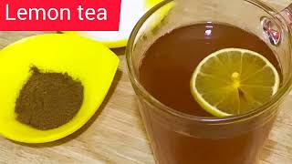 Lemon Tea  Quick 5min Lemon Tea Recipe  Right Way To Make Lemon Tea [upl. by Leirza]