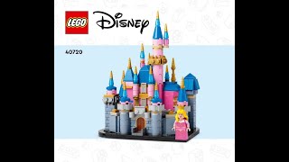 Building instructions for 40720 Mini Disney Sleeping Beauty Castle LEGO®  Disney [upl. by Edi279]