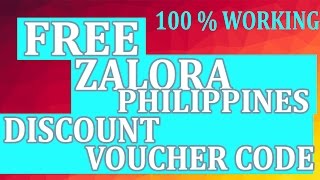 ZALORA PH DISCOUNT HACK VOUCHER CODE up to 1000pesos [upl. by Rratsal92]